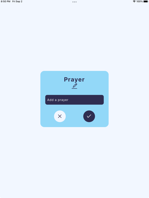 Prayse - Prayer Journal iPad screenshot 2 - Lifestyle app