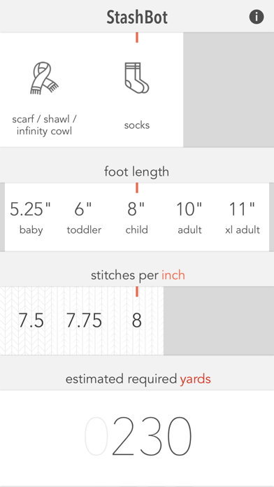 StashBot: Knitting & Crochet のスクリーンショット
