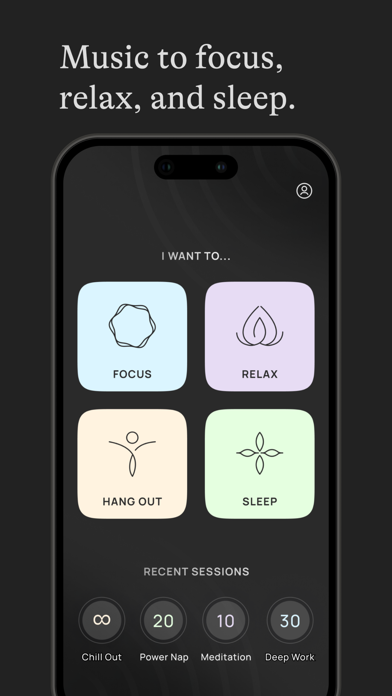 Zentra: Focus Music & Timer Screenshot