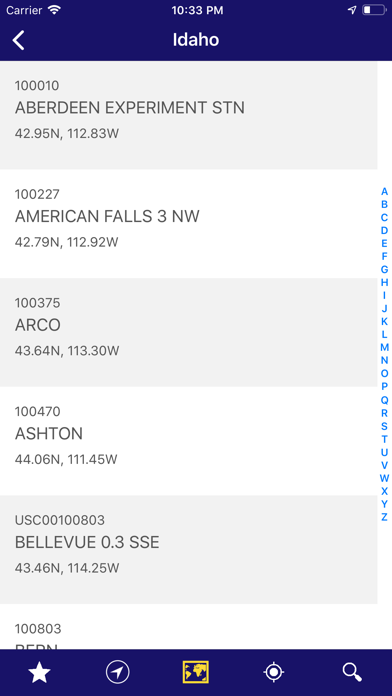 NOAA Snow Live Weather Screenshot