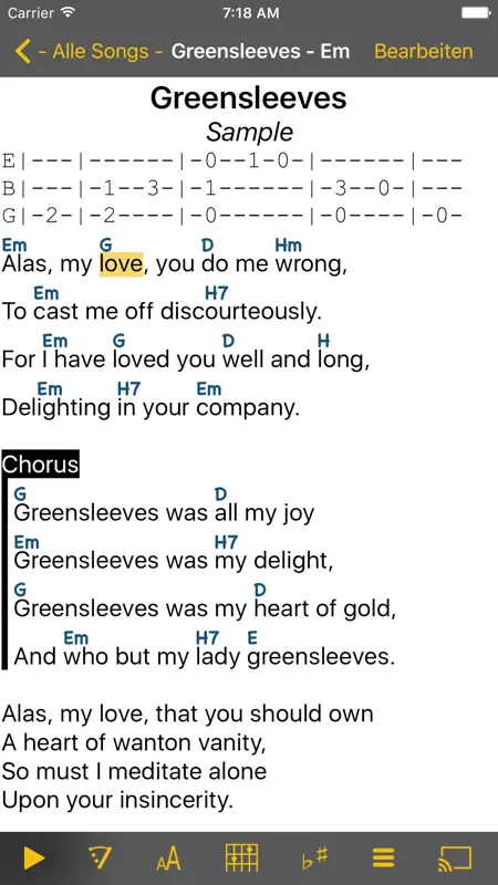 SongBook Chordpro screenshot 1 of 5