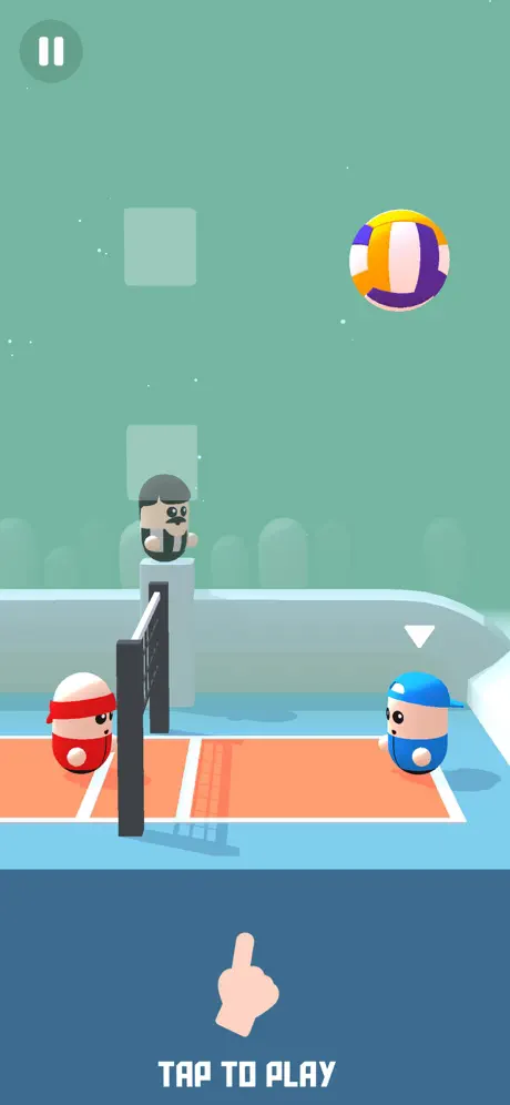 Volleyball Spiel Volley Beans