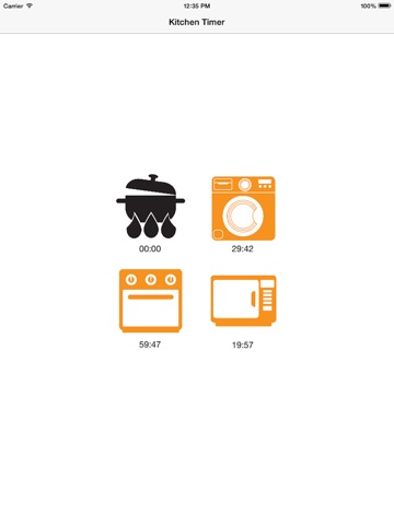 Kitchen Timer ( Alarm ) iPad screenshot