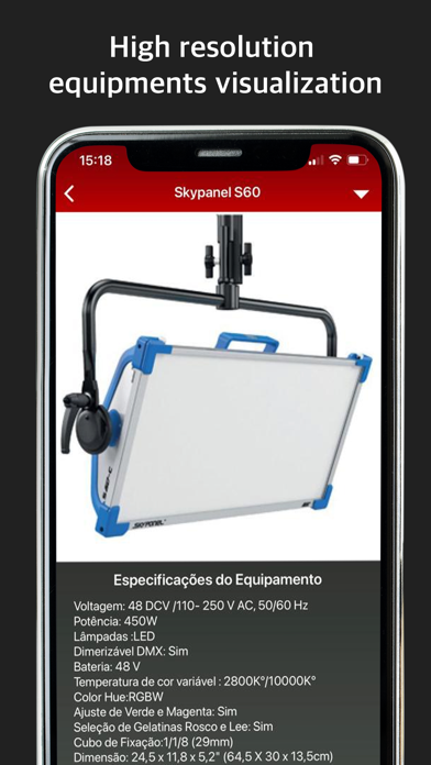 Cine Equipamentos Screenshot
