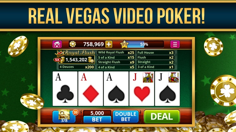 Video Poker Casino Card Games