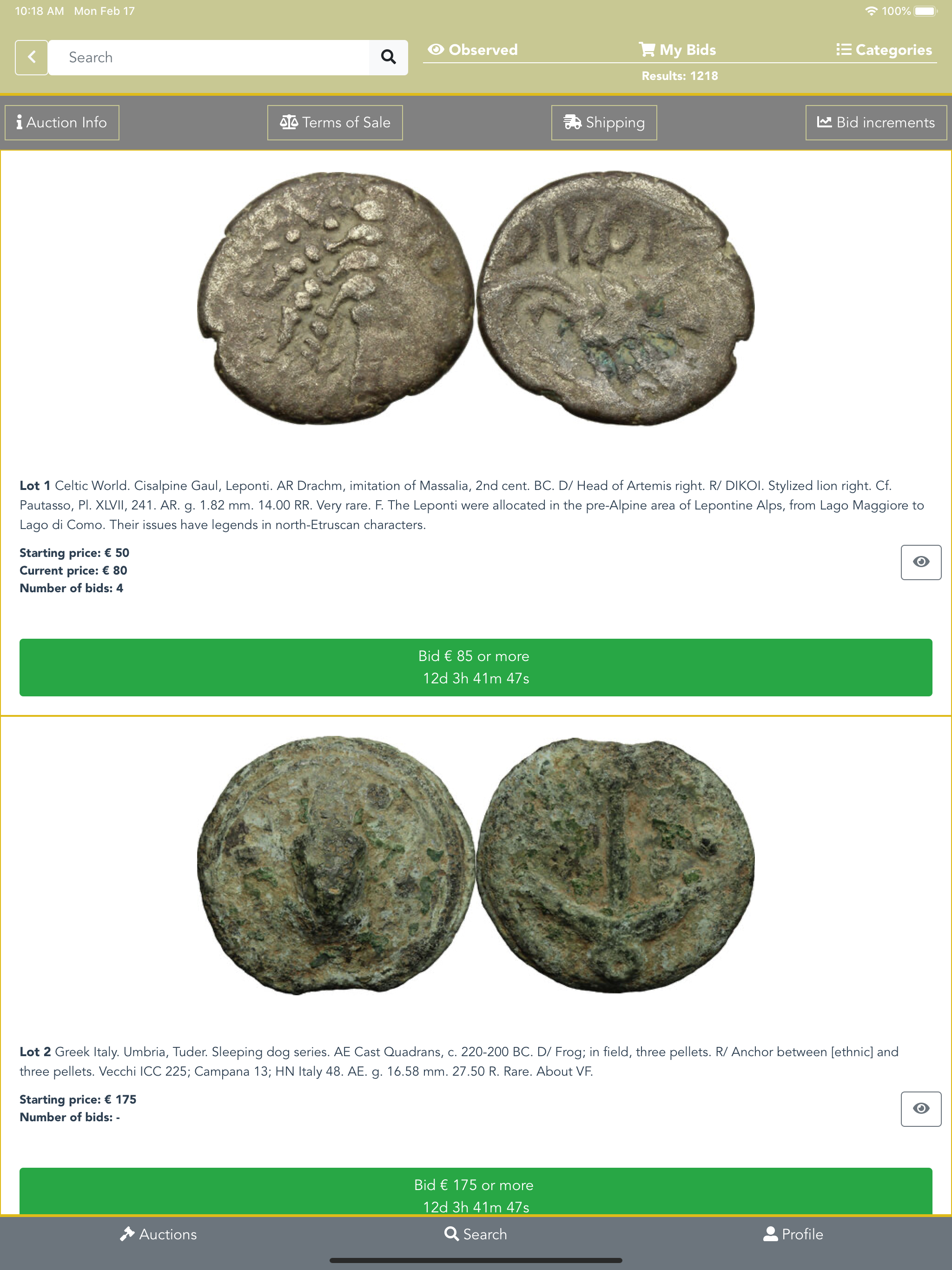 Dea Moneta Mobile screenshot 12