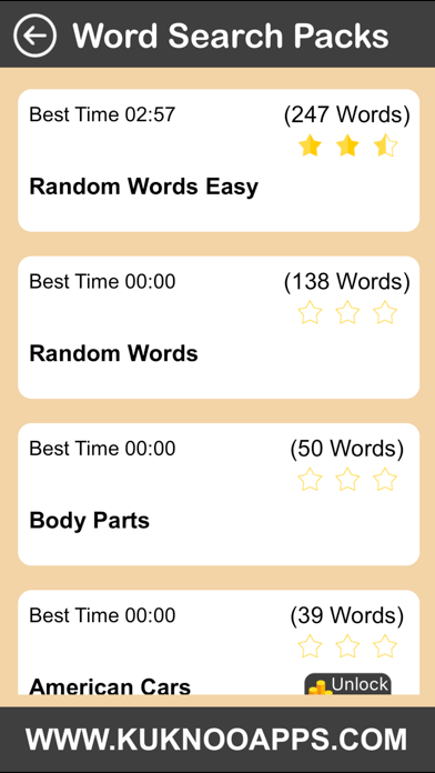 Screenshot #3 pour Word Search Finder Puzzle Game