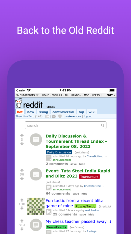 Yesterday For Old Reddit - 2.1.0 - (macOS)