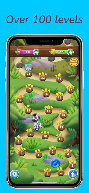 Kid Tarzan Bubble POP Shooter Screenshot