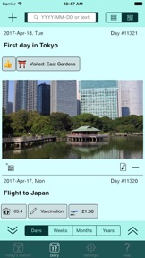 iSentimental journal and diary screenshot