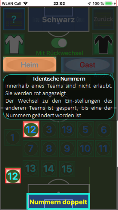 Schiri-App Screenshot