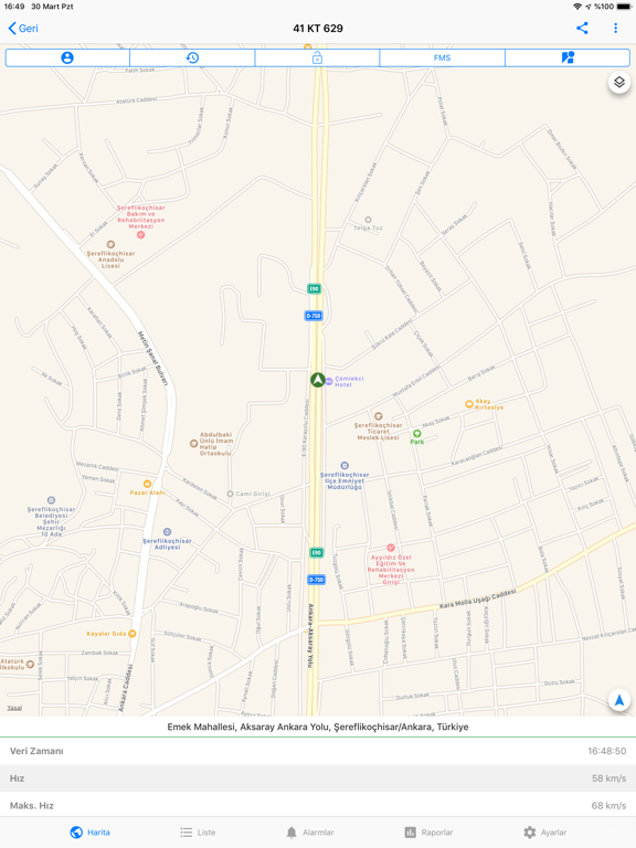 Seyir Mobil Araç Takip iPad screenshot 4 - Navigation app