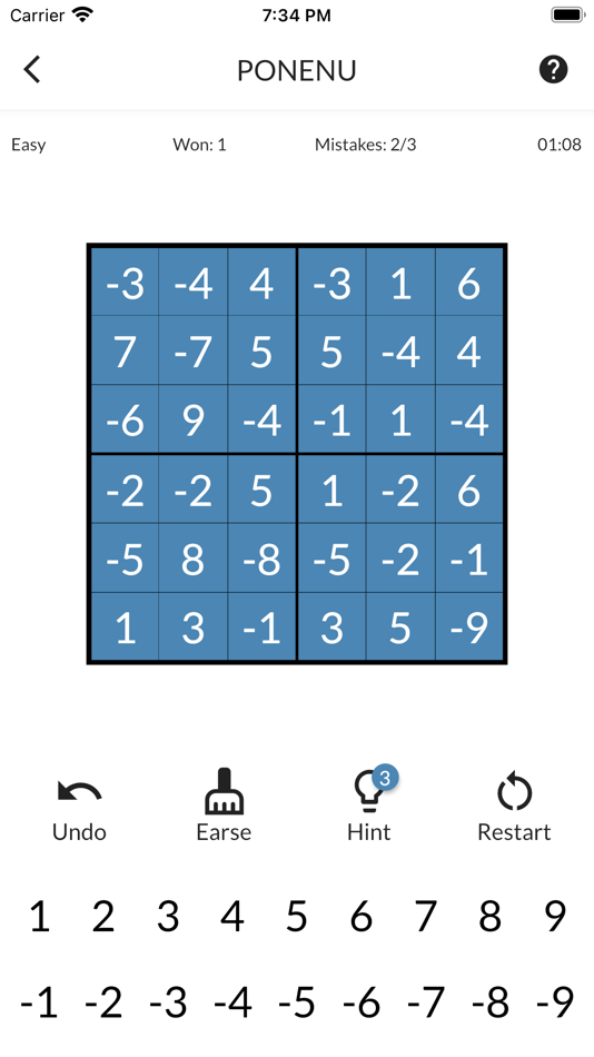 #4. Sudoku Nize (iOS) Podle: Le Huu Nghia