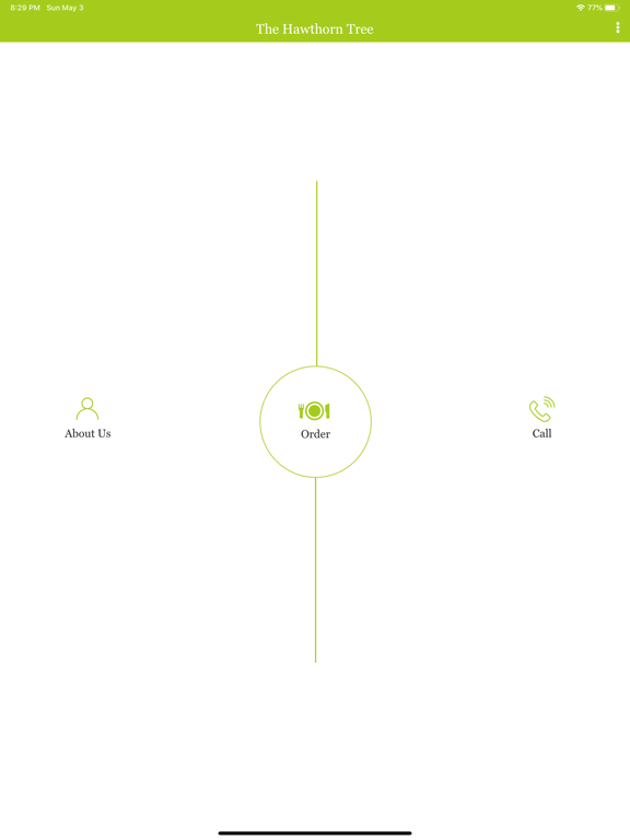 Hawthorn Tree Coffee iPad screenshot 2 - Business app