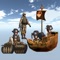 Challenge the Pacific Ocean, fight the Galle pirates, land on the island, go into caves and fight tanks