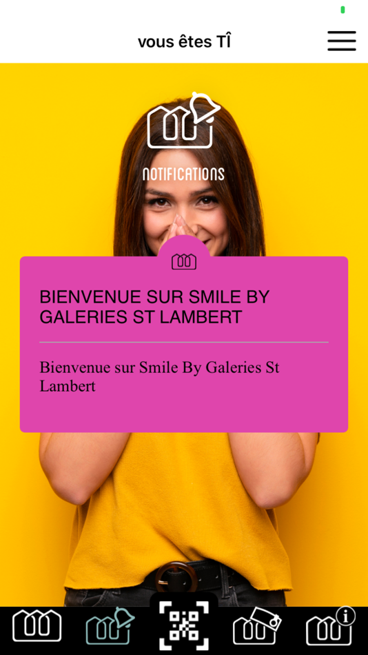 #4. Smile by Galeries St Lambert (iOS) 由: AG Real Estate SA