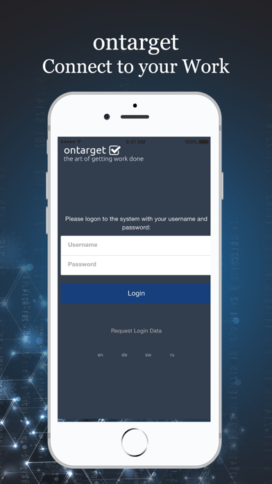 ontarget management app screenshot 2