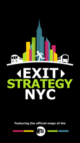 Exit Strategy NYC Subway Map screenshot