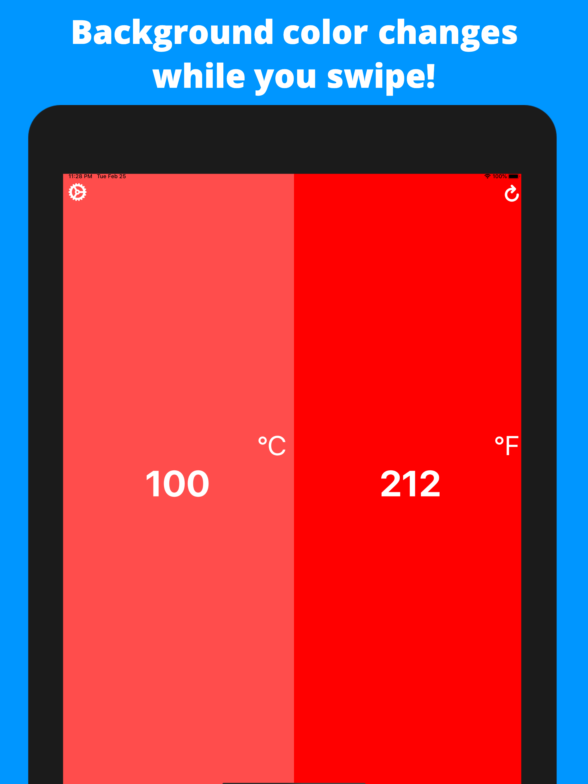 Mercury: Temperature Converter