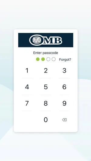 OMB Bank screenshot 2