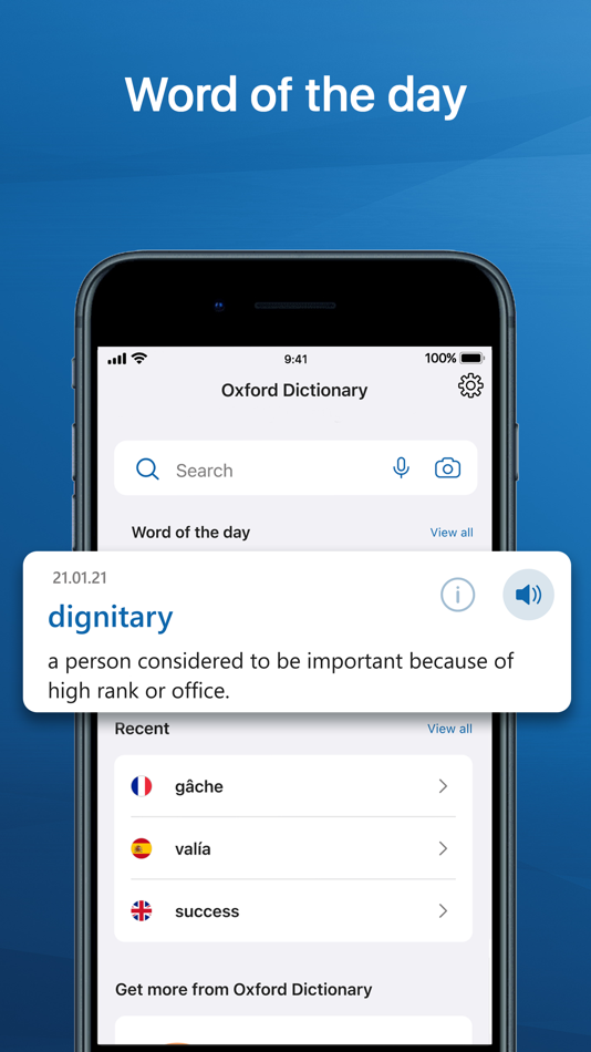 #6. Oxford Dictionary (iOS) 게시자: MobiSystems, Inc.