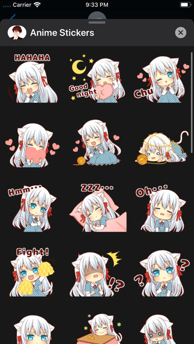 Anime Stickers & Emoji Screenshot