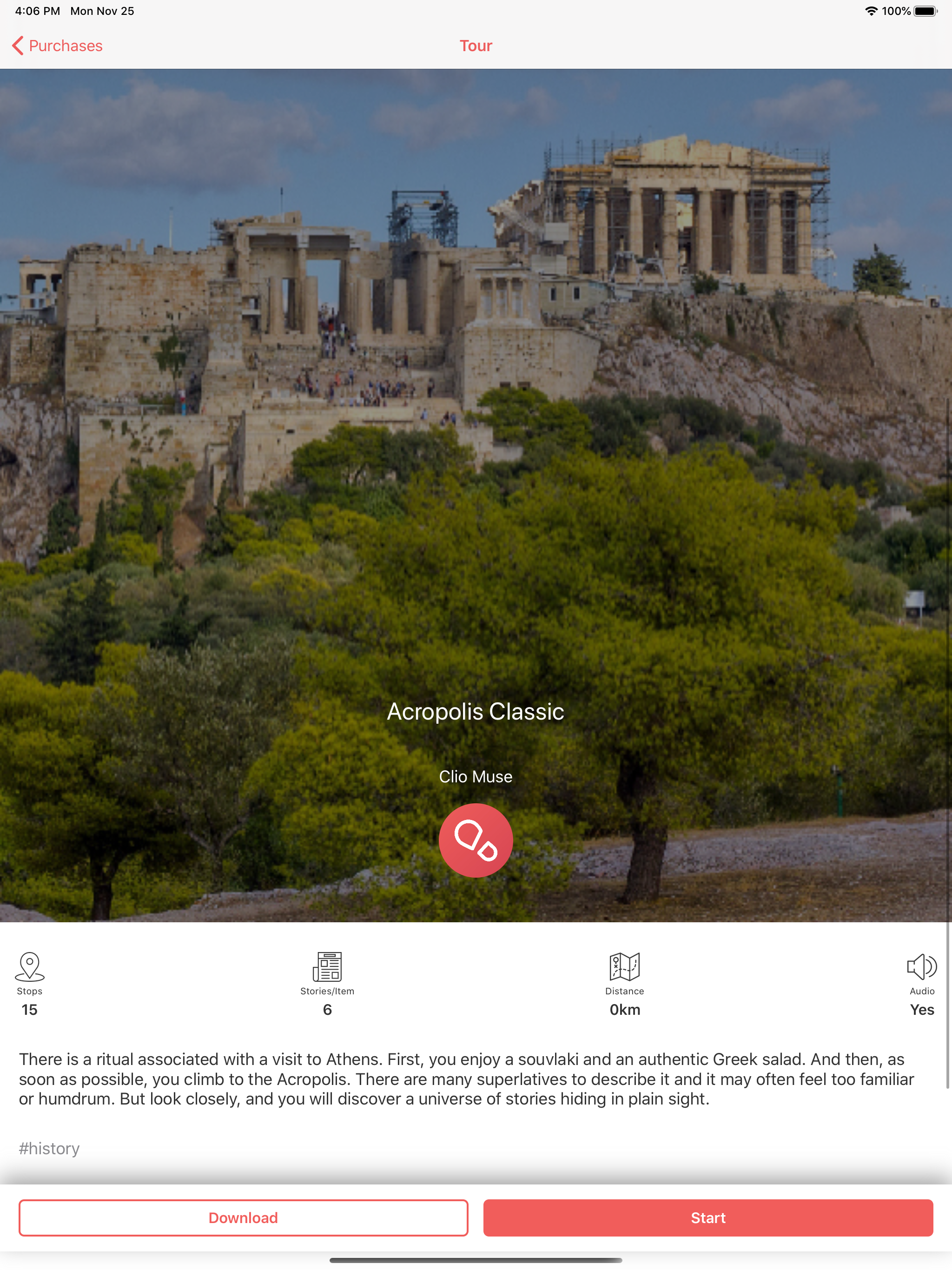 Clio Muse Tours