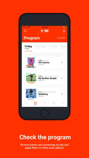 TIFF Official App screenshot 2