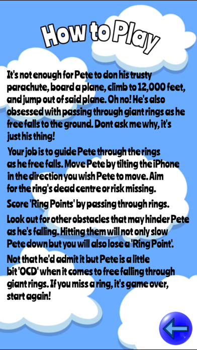 Parachute Pete (Ad Supported) Screenshot