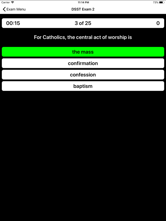 DSST World Religions Prep iPad screenshot
