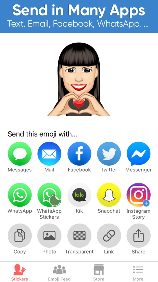 #6. Emoji Me Sticker Maker (iOS) 由: Focused Apps LLC