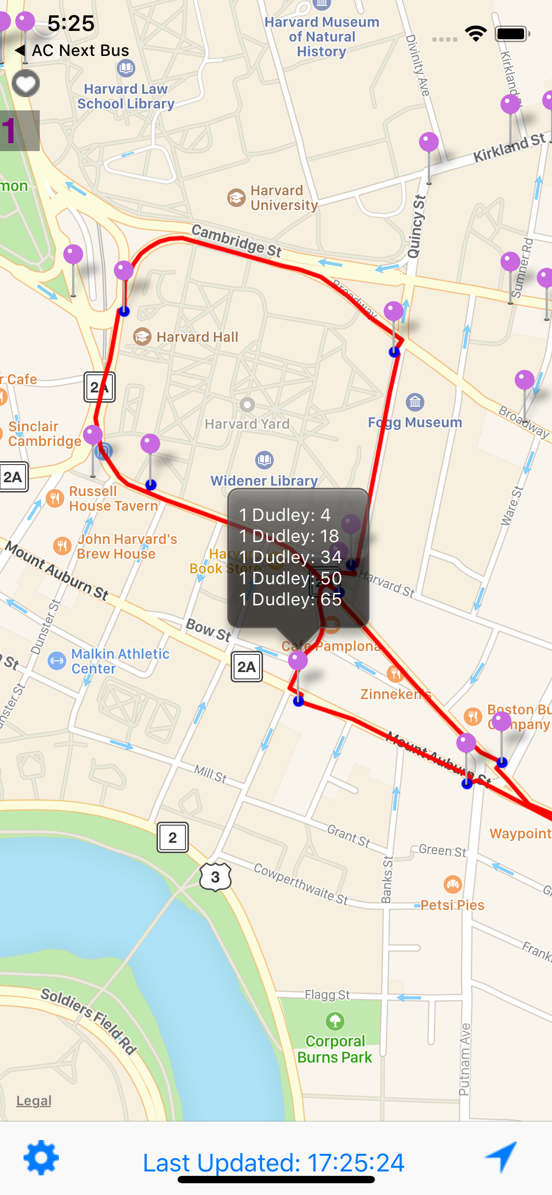 BOS Next Bus screenshot 2