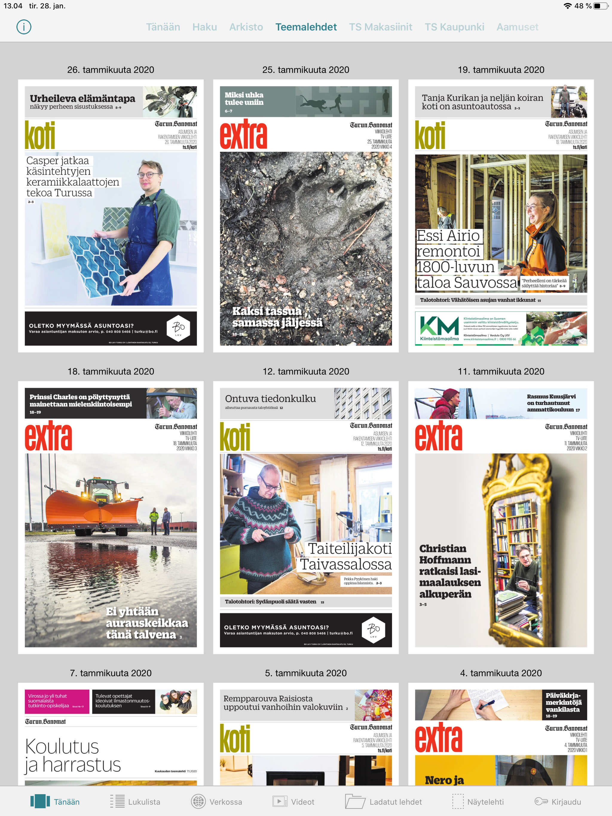 Turun Sanomat näköislehti