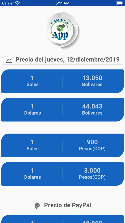 #2. Cambios App (iOS) 由: Lady Paola Roa Hernandez