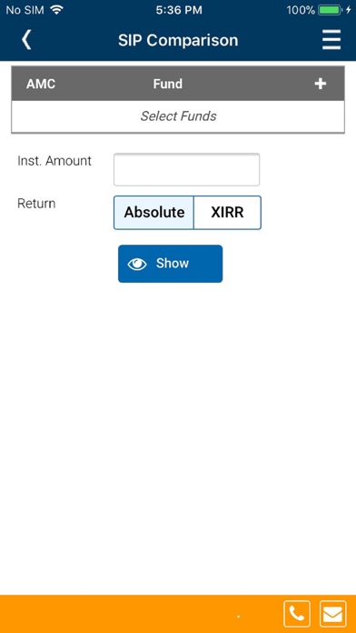Vertex Wealth Manager iPhone screenshot