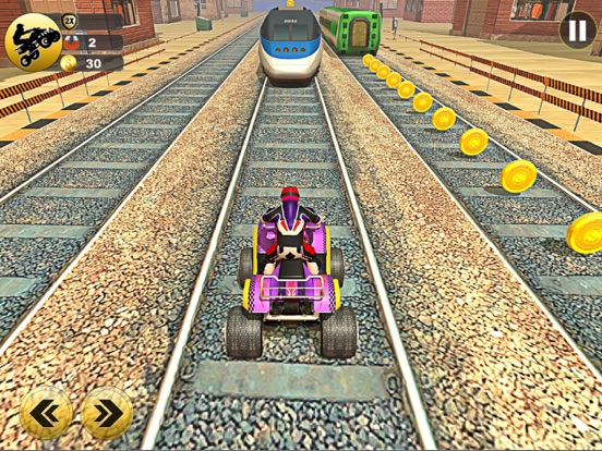 Screenshot #4 pour Subway Run ATV Bike Racing