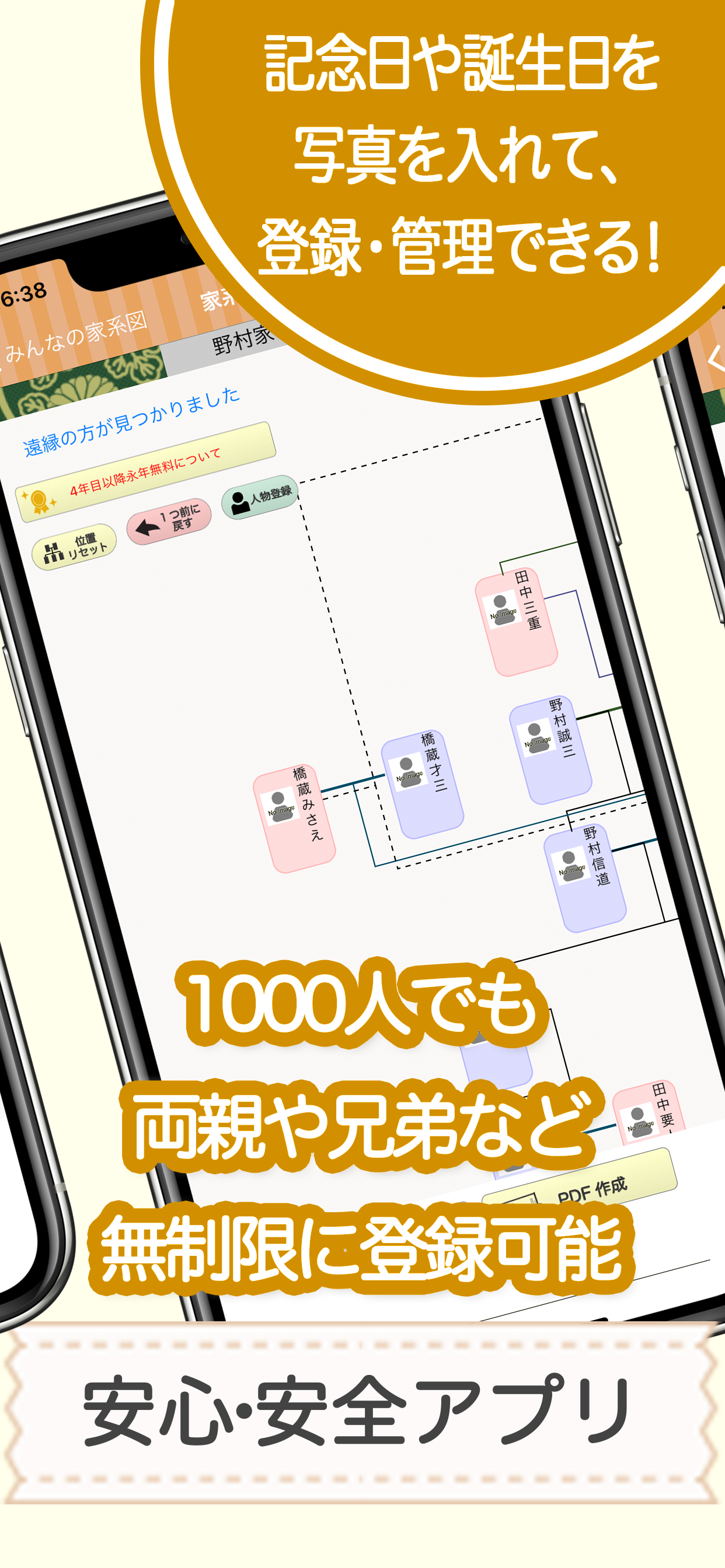 みんなの家系図 家族のルーツを記録に残そう