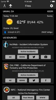 fires - wildfire info & atlas iphone screenshot 1