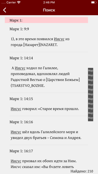 Книги Библии на РЖЯ Screenshot
