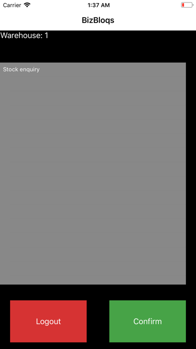 Screenshot #1 pour BizBloqs WMS