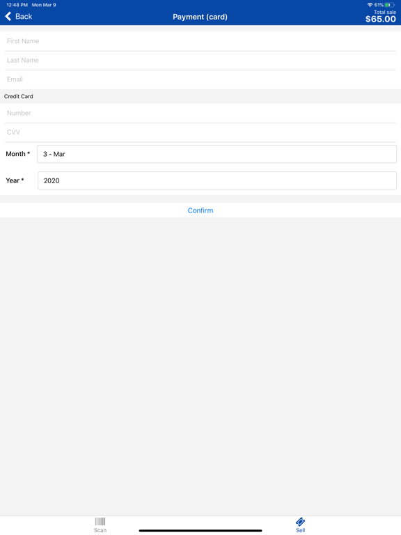 ThunderTix iPad screenshot 8 - Utilities app