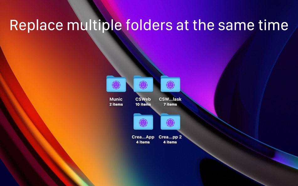 #5. Folder Color Changer:RightMenu (macOS) بواسطة: 奕琦 冯