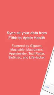 sync solver - fitbit to health iphone screenshot 2