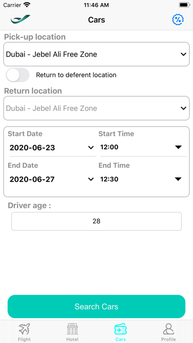App screenshot