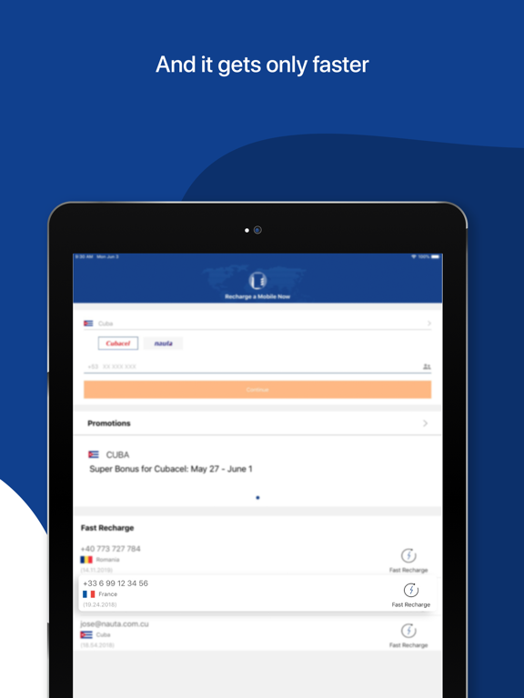HablaCuba: Recharge Cubacel iPad screenshot 8 - Utilities app