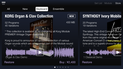 KORG Module Pro screenshot1