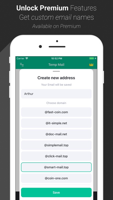 Temp Mail - Temporary Email Screenshot