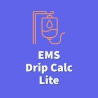EMS Drip Calc Lite app icon - Medical app for iPhone