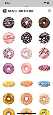 Donuts Tasty Stickersのおすすめ画像3