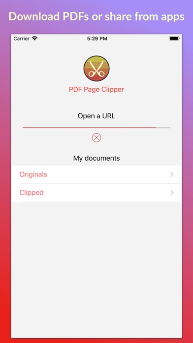 PDF Page Clipper Screenshot